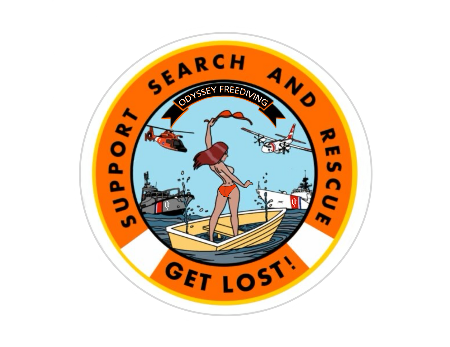 Get Lost Sticker
