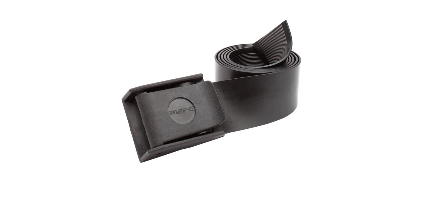 Rubber Weight Belt - Black