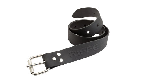 Silicone Weight Belt w/ Marseilles Buckle - Black