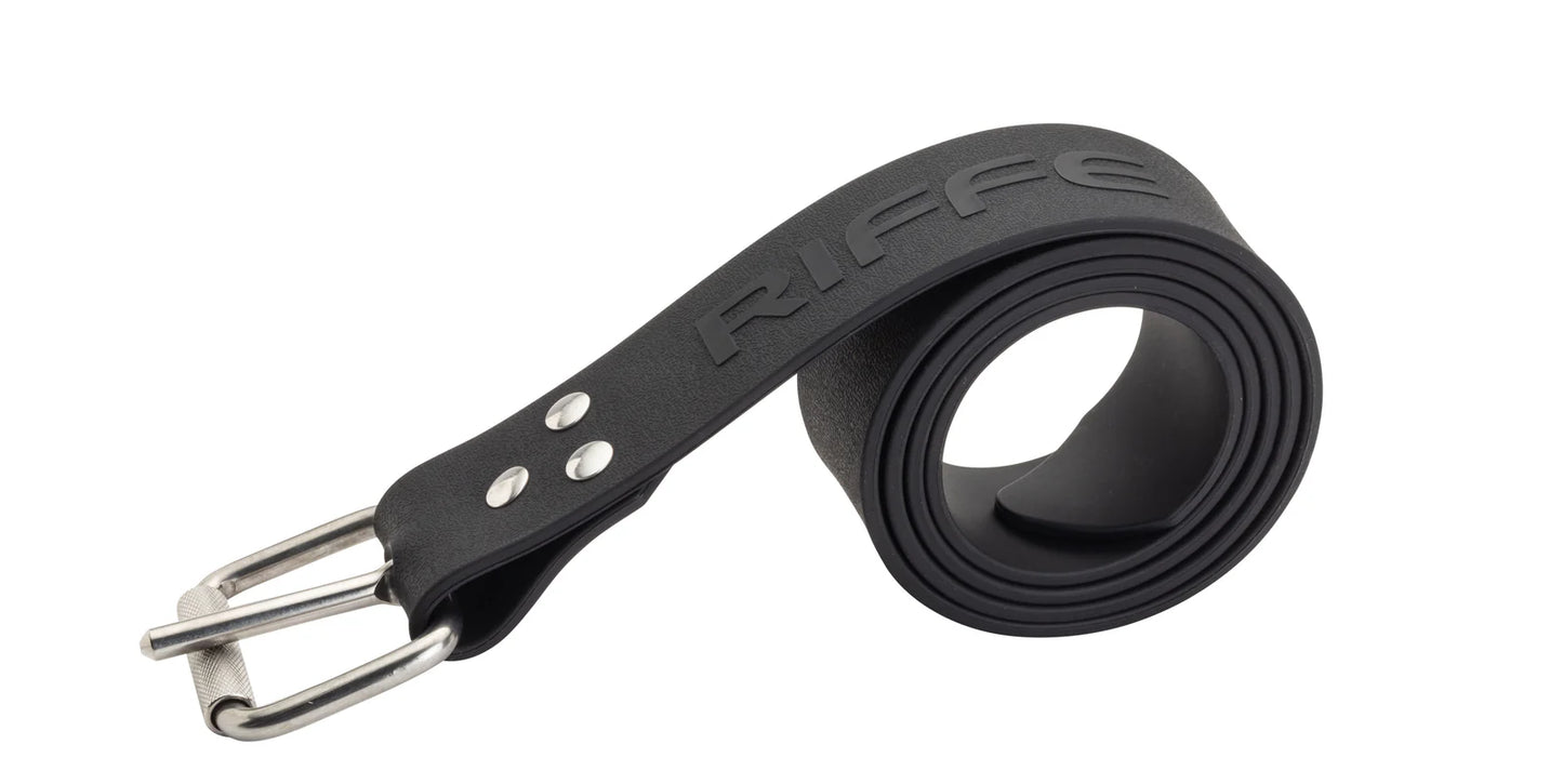 Silicone Weight Belt w/ Marseilles Buckle - Black