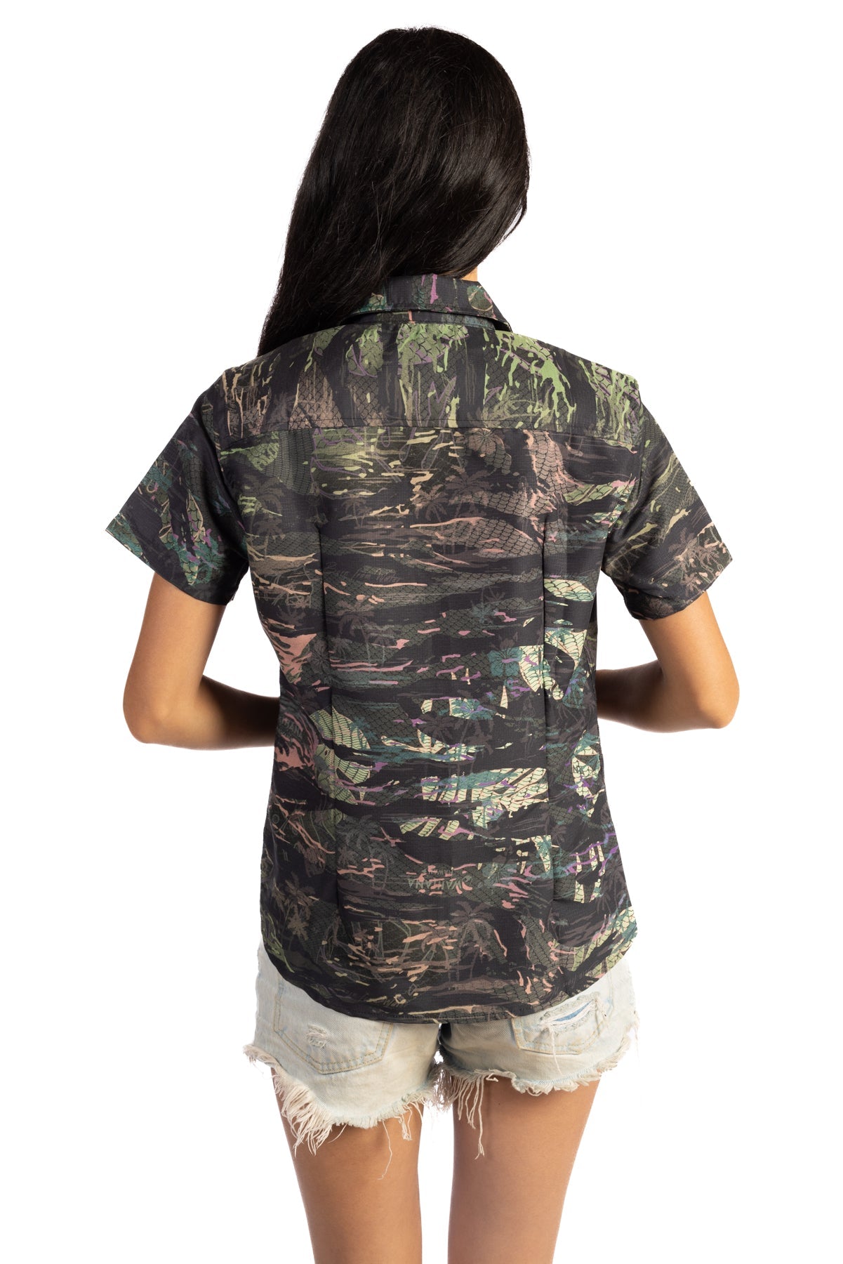 Womens Tropicam Aloha Shirt