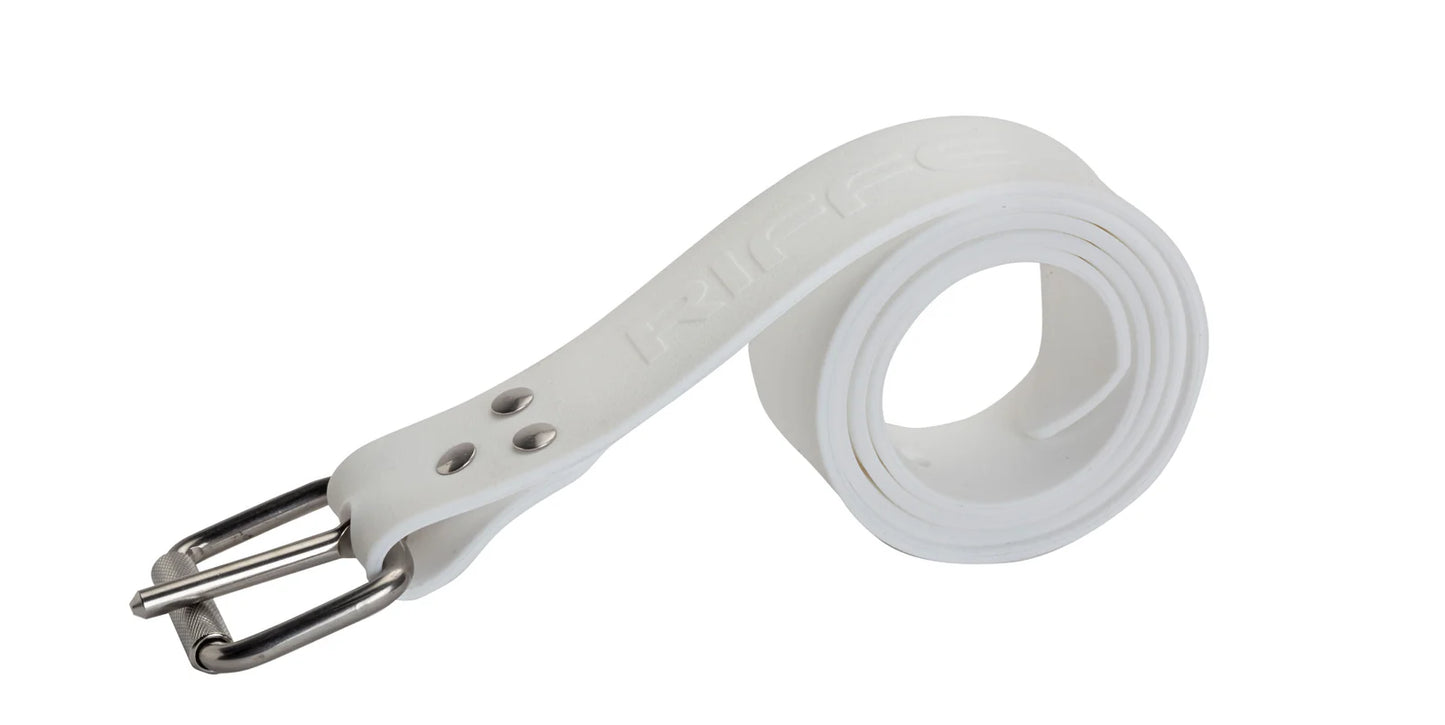 Silicone Weight Belt w/ Marseilles Buckle - White